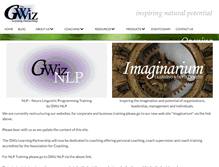 Tablet Screenshot of gwiztraining.com